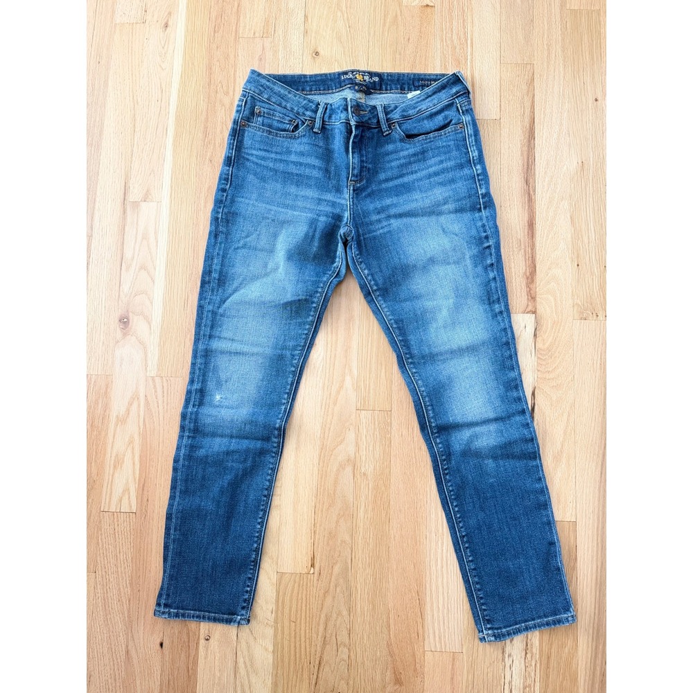Lucky Brand Lolita Skinny Jeans Medium Wash Stretch Denim Straight Y2K Size 29 8